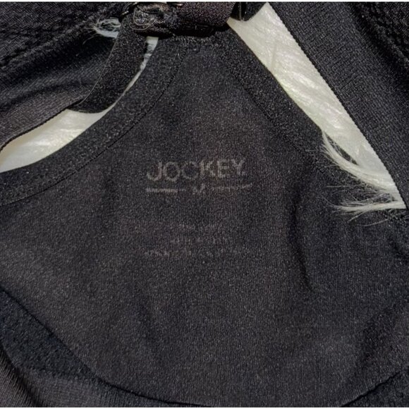 Jockey Racerback Bra Bralette Seamless Lined Wire Free Womens M Medium Black - Picture 5 of 5